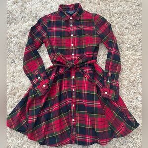 Polo Ralph Lauren Plaid Button-Down Kids Dress